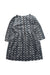 A Grey Long Sleeve Dresses from Bonpoint in size 6T for girl. (Back View)