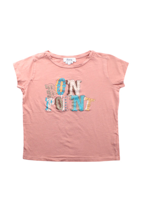 A Multicolour Short Sleeve T Shirts from Bonpoint in size 6T for girl. (Front View)