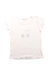 A White Short Sleeve T Shirts from Bonpoint in size 6T for girl. (Front View)