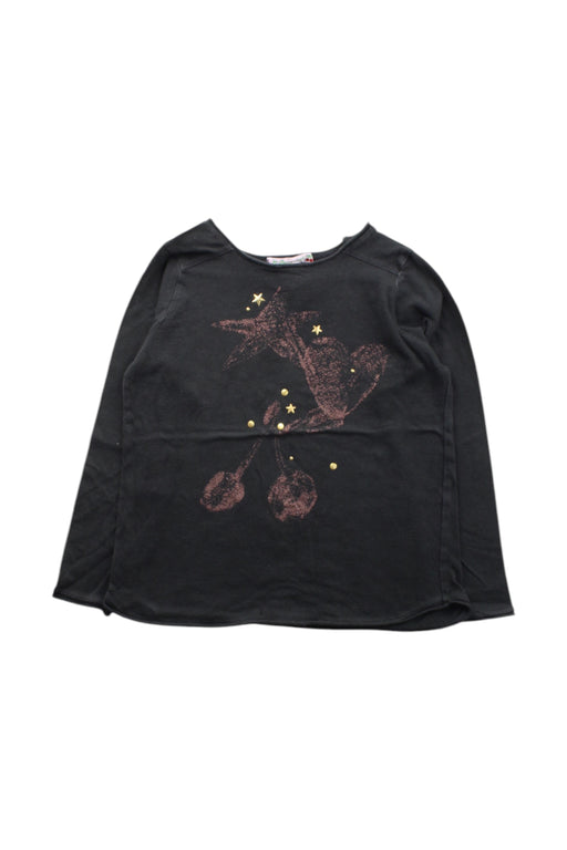 A Black Long Sleeve Tops from Bonpoint in size 4T for neutral. (Front View)