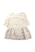 A Ivory Long Sleeve Dresses from Bonpoint in size 4T for girl. (Back View)