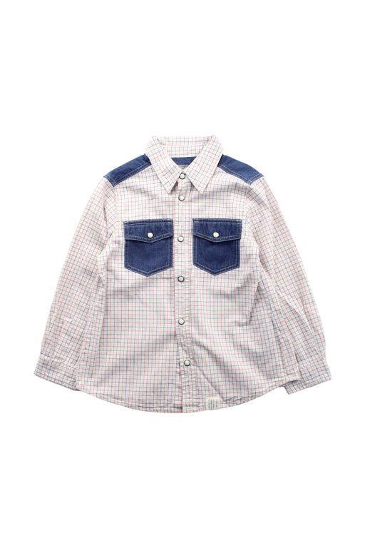 A Multicolour Long Sleeve Shirts from Bonpoint in size 4T for boy. (Front View)