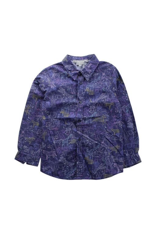 A Purple Long Sleeve Shirts from Bonpoint in size 4T for neutral. (Front View)