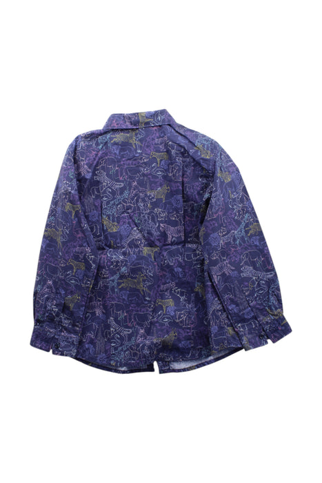 A Purple Long Sleeve Shirts from Bonpoint in size 4T for neutral. (Back View)