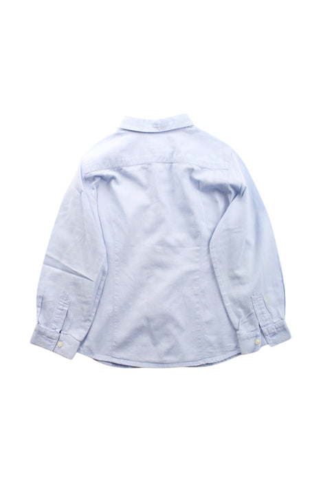 A Blue Long Sleeve Shirts from Bonpoint in size 4T for neutral. (Back View)