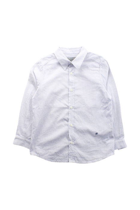 A White Long Sleeve Shirts from Bonpoint in size 4T for boy. (Front View)