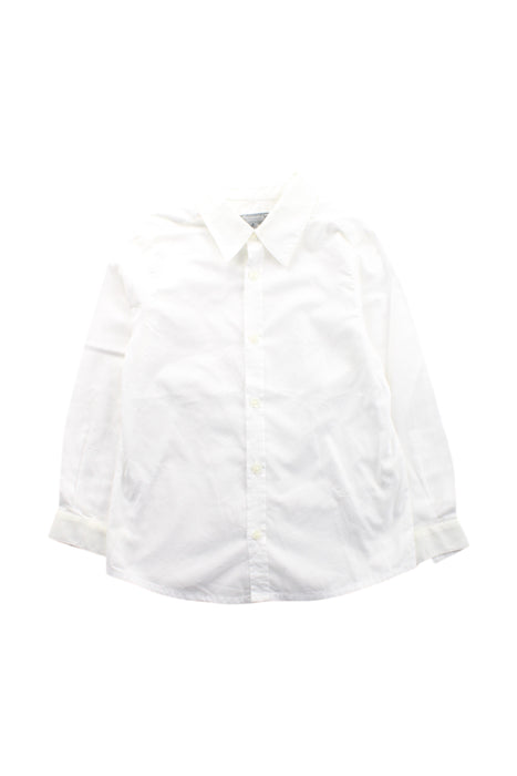 A White Long Sleeve Shirts from Bonpoint in size 4T for neutral. (Front View)