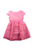 A Pink Short Sleeve Dresses from Jacadi in size 6T for girl. (Front View)