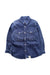 A Blue Long Sleeve Shirts from Bonpoint in size 4T for neutral. (Front View)