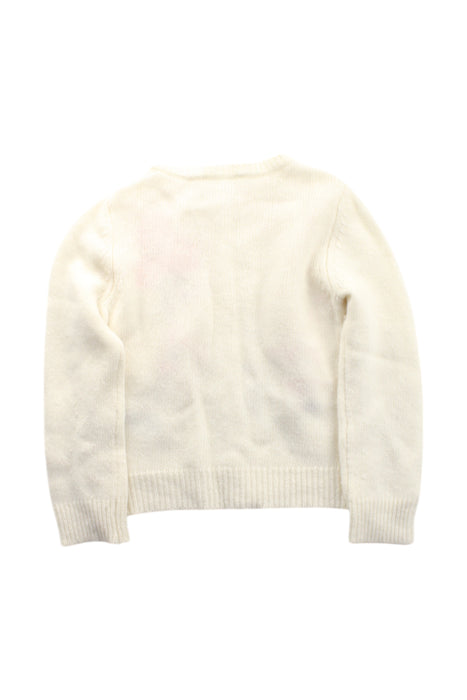 A Ivory Cardigans from Bonpoint in size 4T for girl. (Back View)