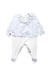 A White Pants Sets from Pepa London in size 3-6M for neutral. (Front View)