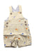 A Beige Overall Shorts from Jojo Maman Bébé in size 3T for neutral. (Front View)