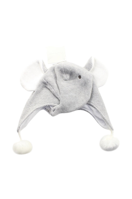 A Grey Winter Hats from Elegant Baby in size 0-3M for neutral. (Front View)
