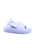A Purple Sandals from Adidas in size 12-18M for neutral. (Front View)