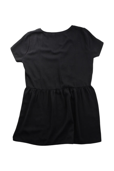 A Black Short Sleeve Dresses from Seraphine in size Maternity-M for maternity. (Back View)