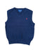 A Navy Sweater Vests from Polo Ralph Lauren in size 6T for boy. (Front View)