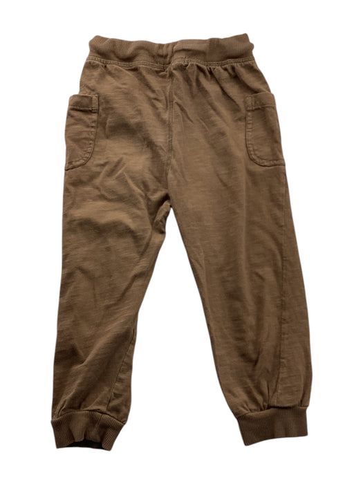 A Brown Casual Pants from Purebaby in size 3T for neutral. (Back View)