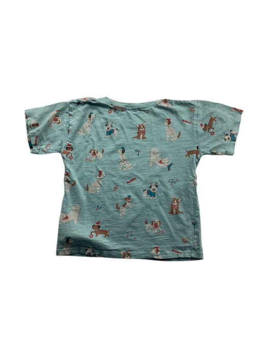 A Blue Short Sleeve T Shirts from Purebaby in size 4T for boy. (Back View)