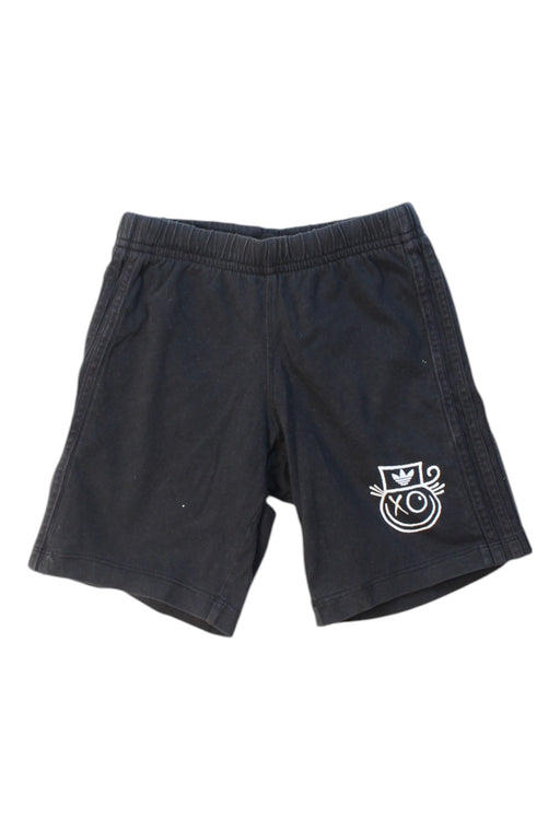 A Black Shorts from Adidas in size 4T for boy. (Front View)