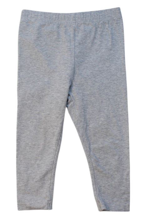 A Grey Leggings from Seed in size 2T for girl. (Front View)