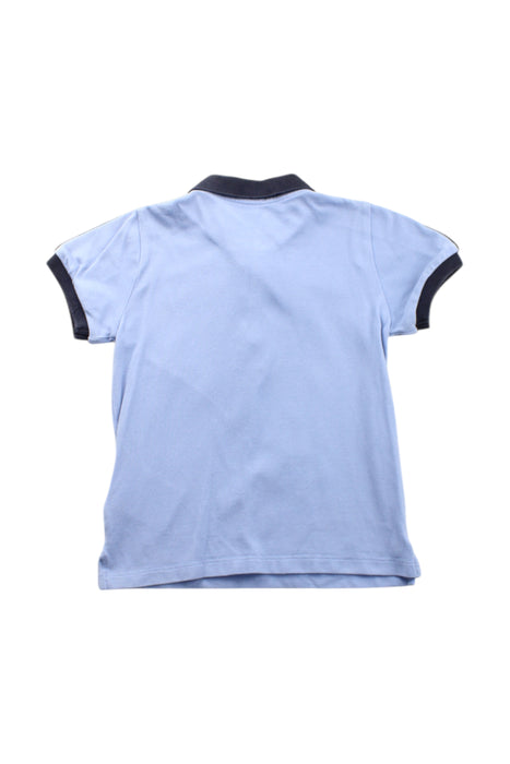 A Blue Short Sleeve Polos from Moncler in size 2T for neutral. (Back View)
