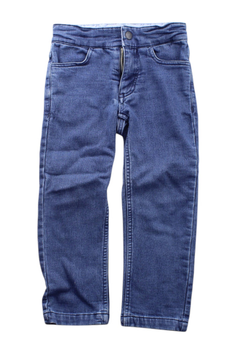 A Blue Jeans from Jacadi in size 3T for neutral. (Front View)