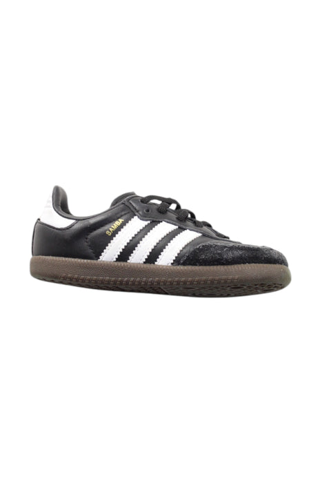 A Black Sneakers from Adidas in size 3T for neutral. (Front View)