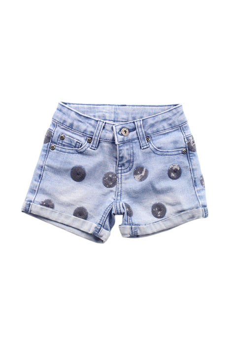A Blue Shorts from Seed in size 2T for neutral. (Front View)