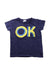 A Navy Short Sleeve T Shirts from Seed in size 5T for neutral. (Front View)