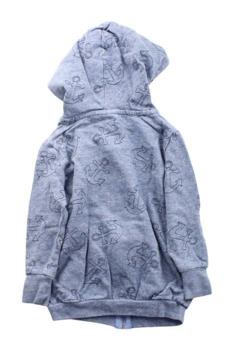 A Grey Hooded Sweatshirts from Seed in size 3T for neutral. (Back View)