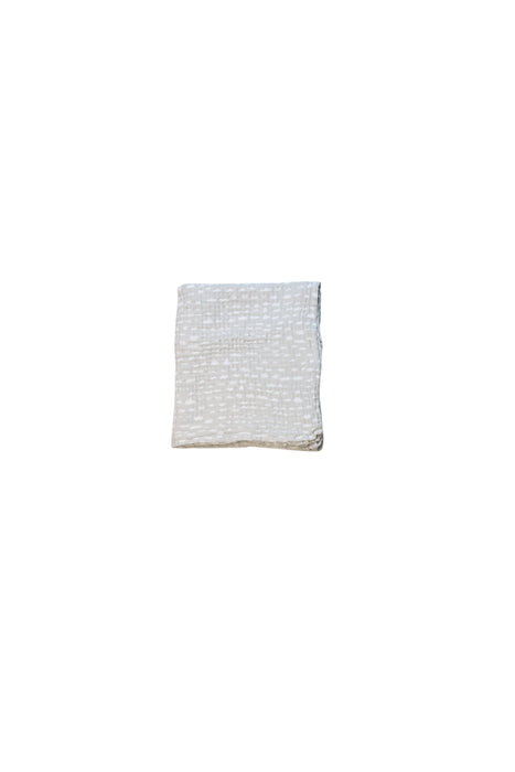 A White Swaddles from Aden & Anais in size O/S for neutral. (Front View)