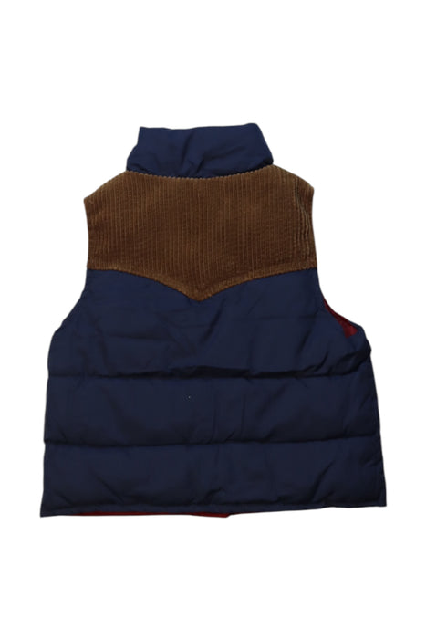A Blue Outerwear Vests from Maison Me in size 2T for neutral. (Back View)