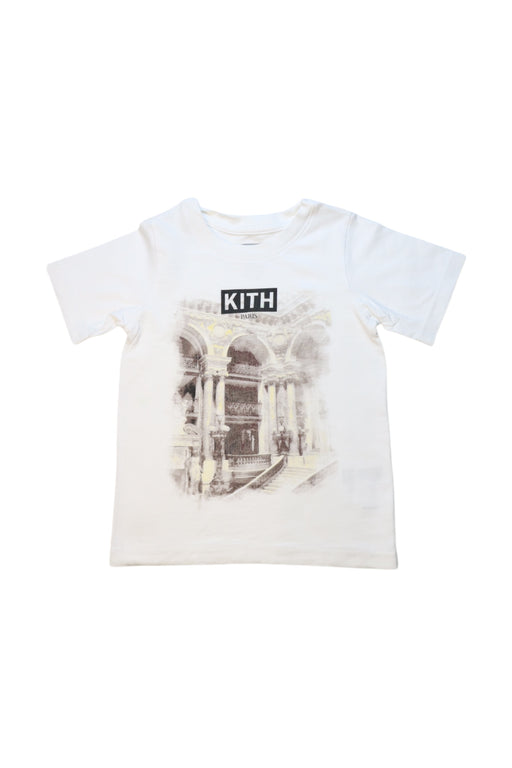 A White Short Sleeve T Shirts from Kith in size 3T for neutral. (Front View)