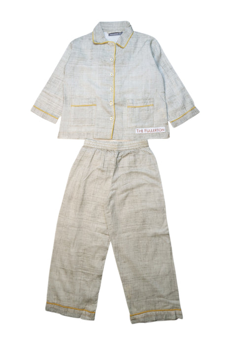 A Beige Pyjama Sets from Malabar Baby in size 2T for neutral. (Front View)