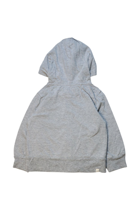 A Grey Zippered Sweatshirts from Mini Mioche in size 18-24M for neutral. (Back View)