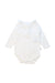 A White Long Sleeve Bodysuits from Bonpoint in size 3-6M for neutral. (Front View)