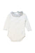 A Ivory Long Sleeve Bodysuits from Bonpoint in size 3-6M for neutral. (Front View)
