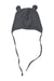 A Grey Winter Hats from Babe & Tess in size 6-12M for neutral. (Back View)