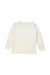 A Ivory Long Sleeve T Shirts from Petit Bateau in size 4T for neutral. (Back View)
