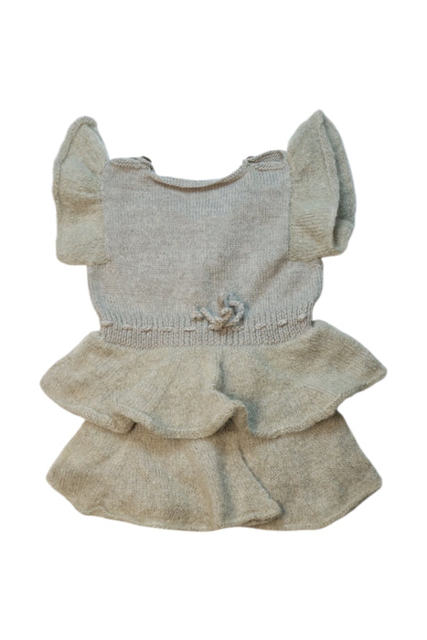 A Beige Sweater Dresses from Shirley Bredal in size 2T for girl. (Front View)