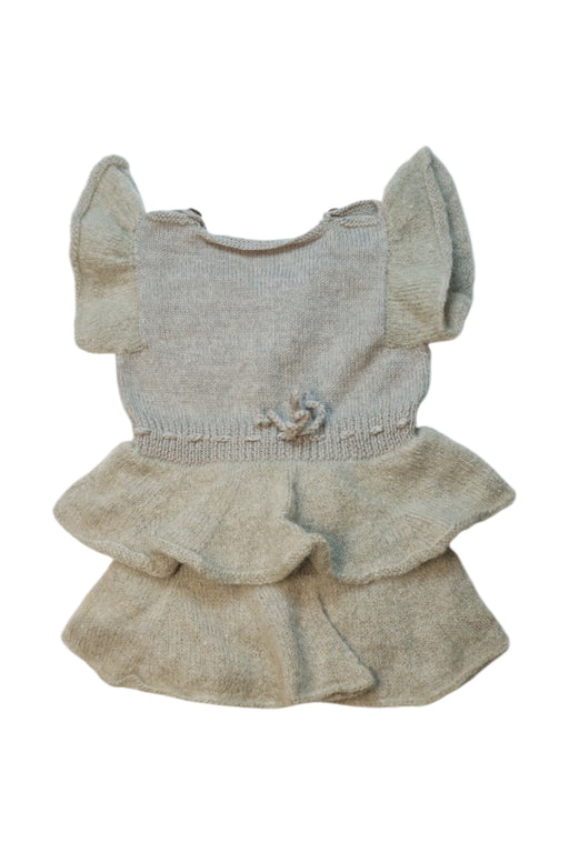 A Beige Sweater Dresses from Shirley Bredal in size 2T for girl. (Front View)
