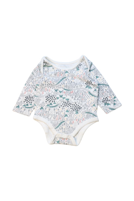 A Multicolour Long Sleeve Bodysuits from Mothercare in size 0-3M for neutral. (Front View)