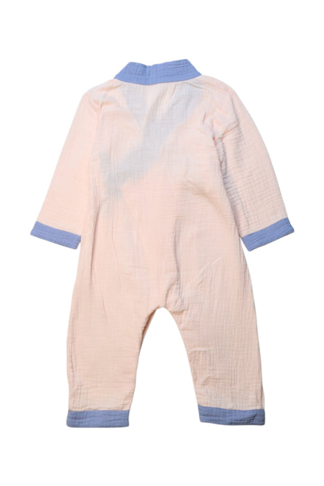 A Pink Long Sleeve Rompers from Primeval in size 12-18M for neutral. (Back View)