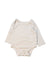 A Beige Long Sleeve Bodysuits from Mothercare in size Newborn for neutral. (Front View)