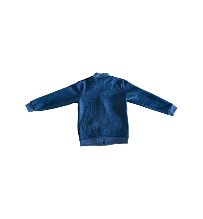 A Grey Zippered Sweatshirts from Jacadi in size 12Y for boy. (Back View)