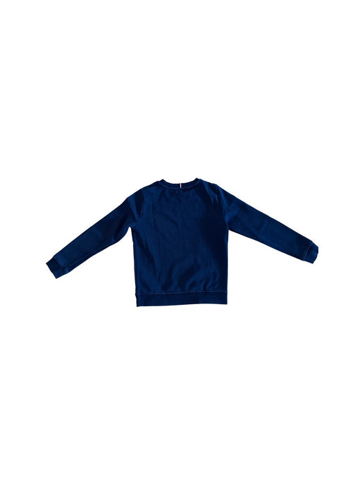 A Navy Crewneck Sweatshirts from Tommy Hilfiger in size 12Y for boy. (Back View)
