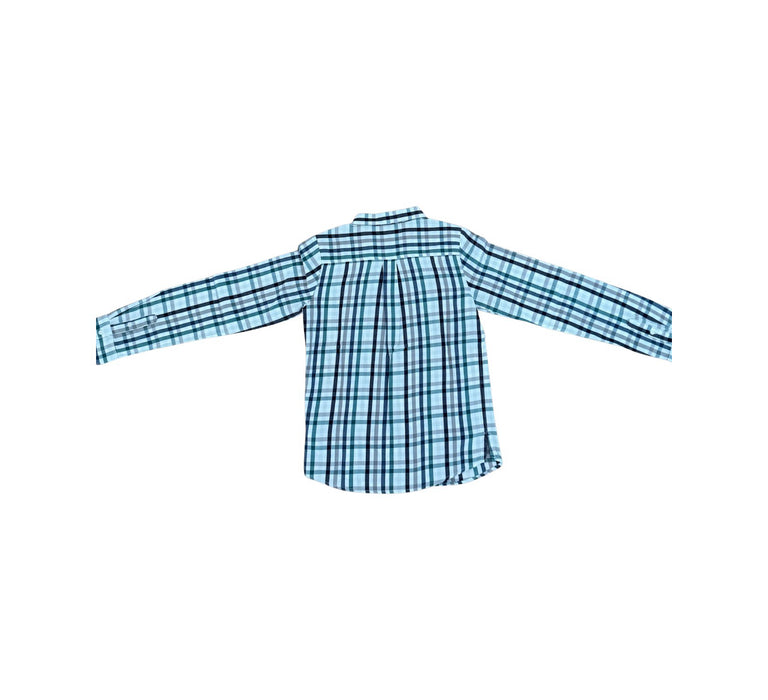 A Blue Long Sleeve Shirts from Jacadi in size 12Y for boy. (Back View)