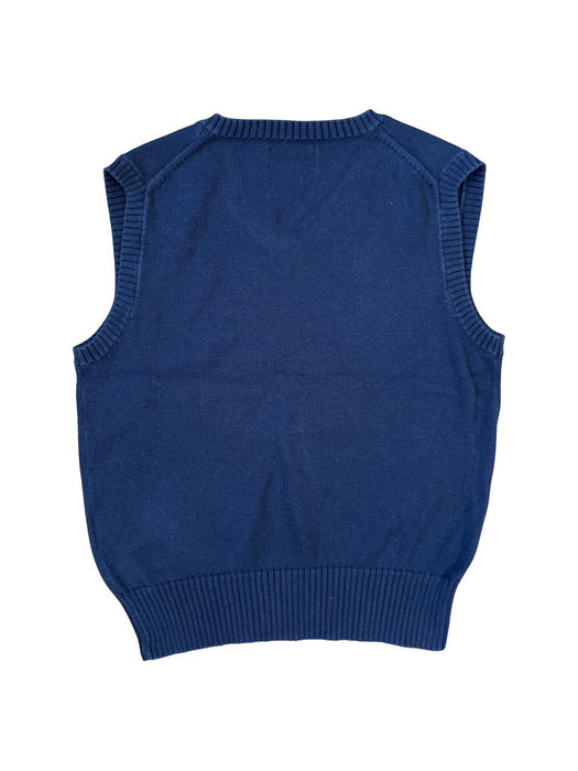 A Navy Sweater Vests from Polo Ralph Lauren in size 6T for boy. (Back View)