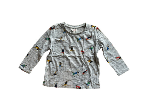 A Grey Long Sleeve T Shirts from Seed in size 4T for boy. (Front View)