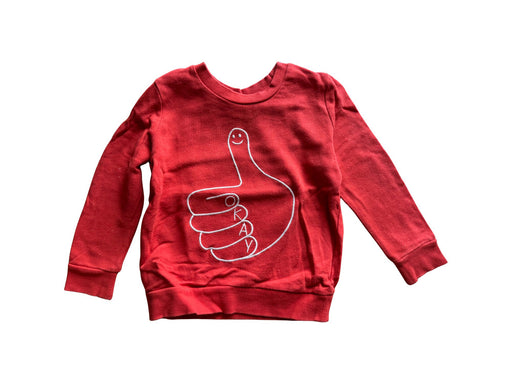 A Red Crewneck Sweatshirts from Seed in size 4T for boy. (Front View)